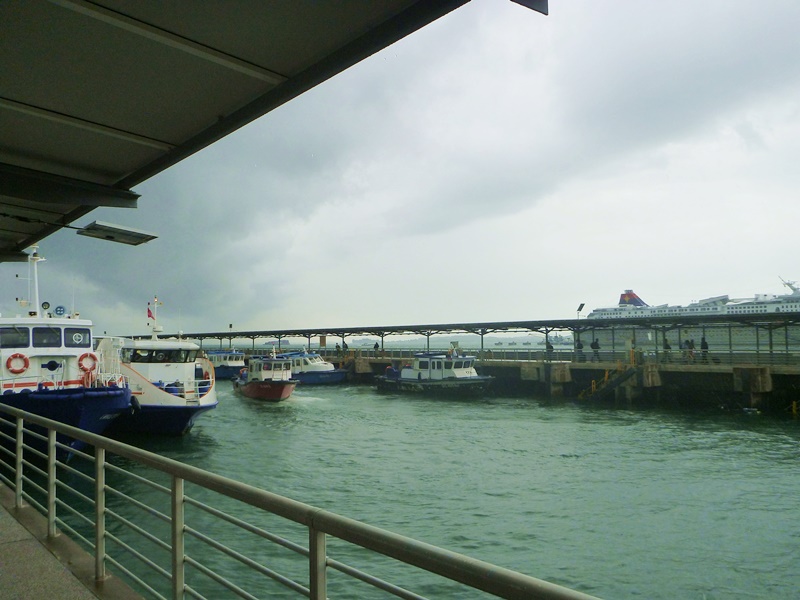 Marina South Pierのフェリー乗り場桟橋