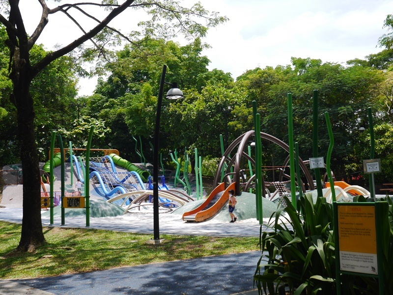 シンガポールのAdmiralty Parkの無料プレグラ（Junior Play Area）全体