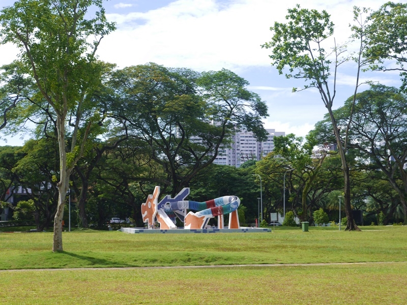 トアパヨ（Toa Payoh）のドラゴンプレイグラウンド(Dragon Play ground)を遠くから見た写真
