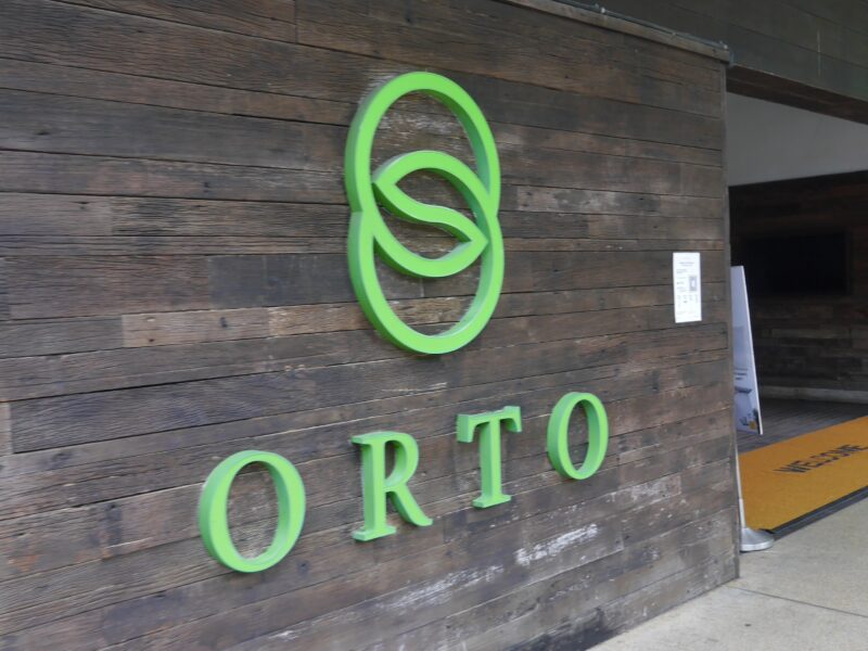 ORTOのメインの建物入り口