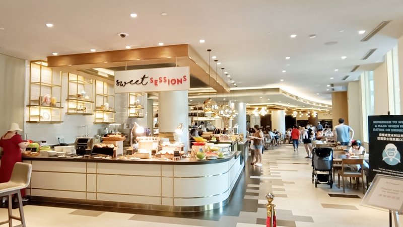 ハードロックホテルシンガポールの朝食ビュッフェ